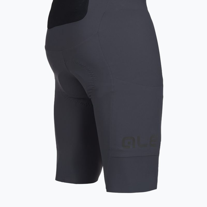 Férfi kerékpáros rövidnadrág Alé Gravel Pro Bibshorts titanium 11