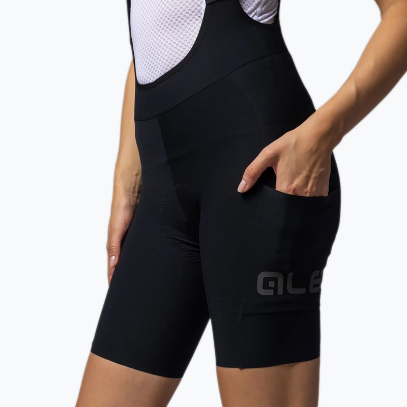Női kerékpáros rövidnadrág Alé Gravel Pro Bibshorts black 5