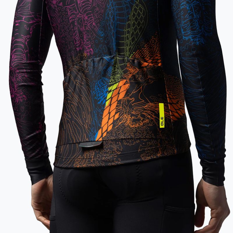 Férfi kerékpáros pulóver Alé Zanzibar Jersey multicolore/multicolor 6