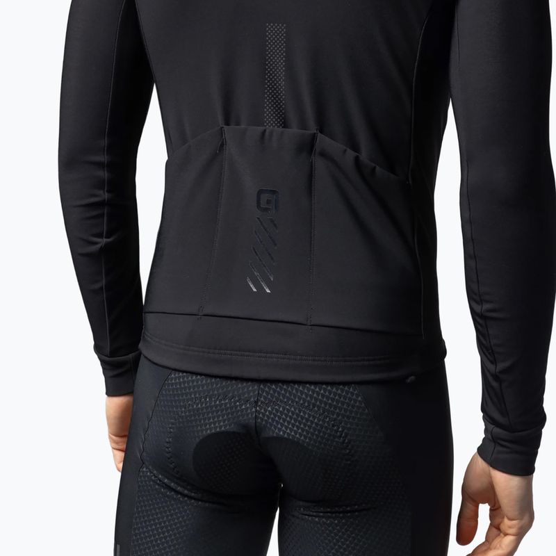 Férfi kerékpáros pulóver Alé Fondo 3.0 LS Jersey nero/black 6