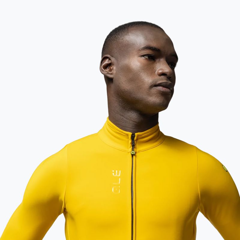 Férfi kerékpáros pulóver Alé Fondo 3.0 LS Jersey zenzero/ginger 3