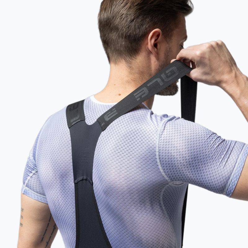 Férfi kerékpáros rövidnadrág Alé Magic Colour Bibshorts steel 4