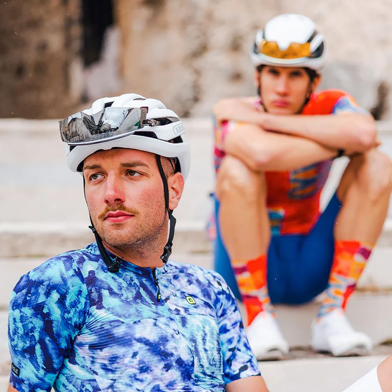 Férfi kerékpáros mez Alé Clorofilla blue combo 6