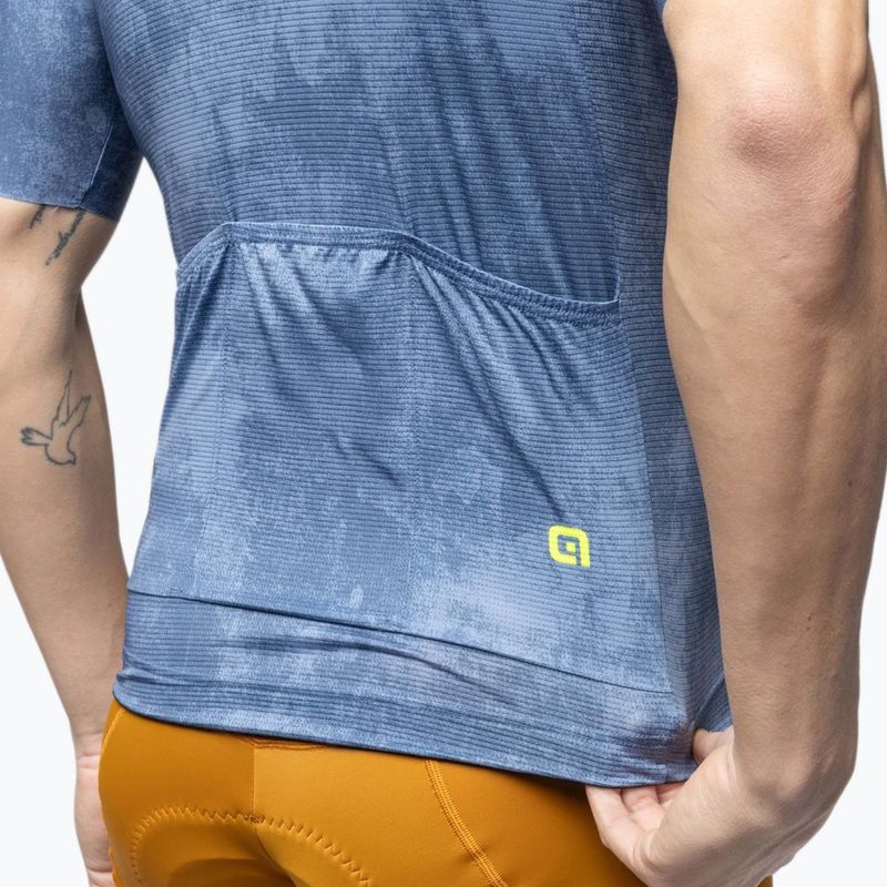Férfi kerékpáros mez Alé Deep powder blue 5