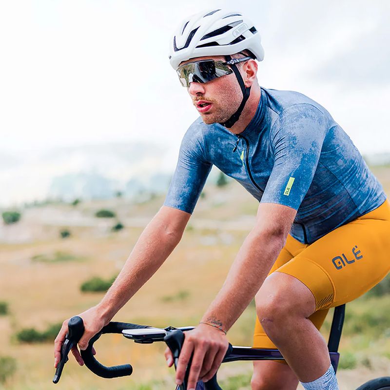 Férfi kerékpáros mez Alé Deep powder blue 6