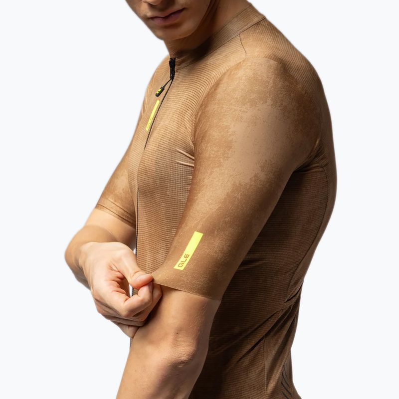 Férfi kerékpáros mez Alé Deep suede color 4