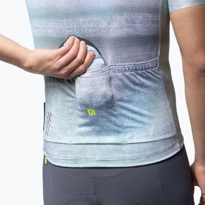 Férfi kerékpáros mez Alé Traccia white 5