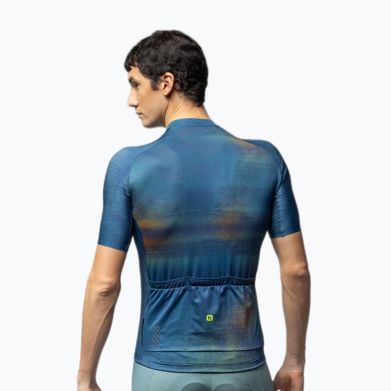 Férfi kerékpáros mez Alé Traccia abyss 3