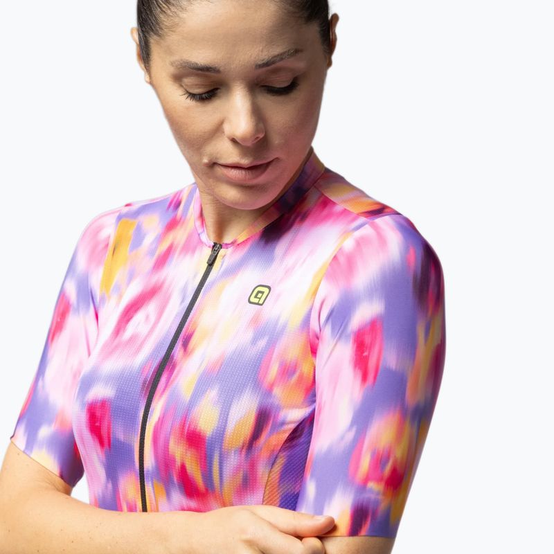 Női kerékpáros mez Alé Jardin 2.0 pink combo 4