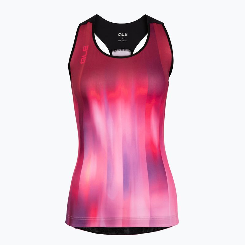 Női kerékpáros mez Alé Crazy TT pink combo 6