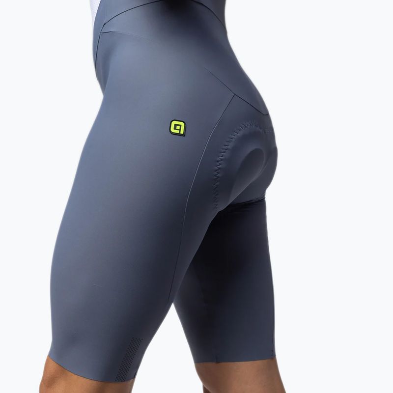 Férfi kerékpáros rövidnadrág Alé Go Bibshorts steel 4