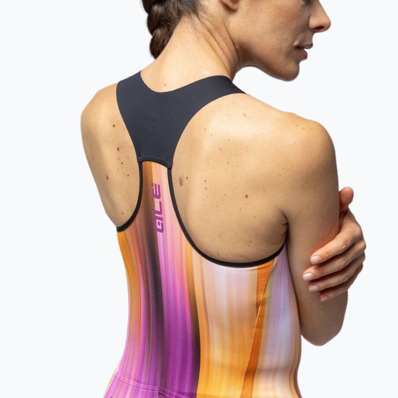 Női kerékpáros mez Alé Crazy TT orange combo 5