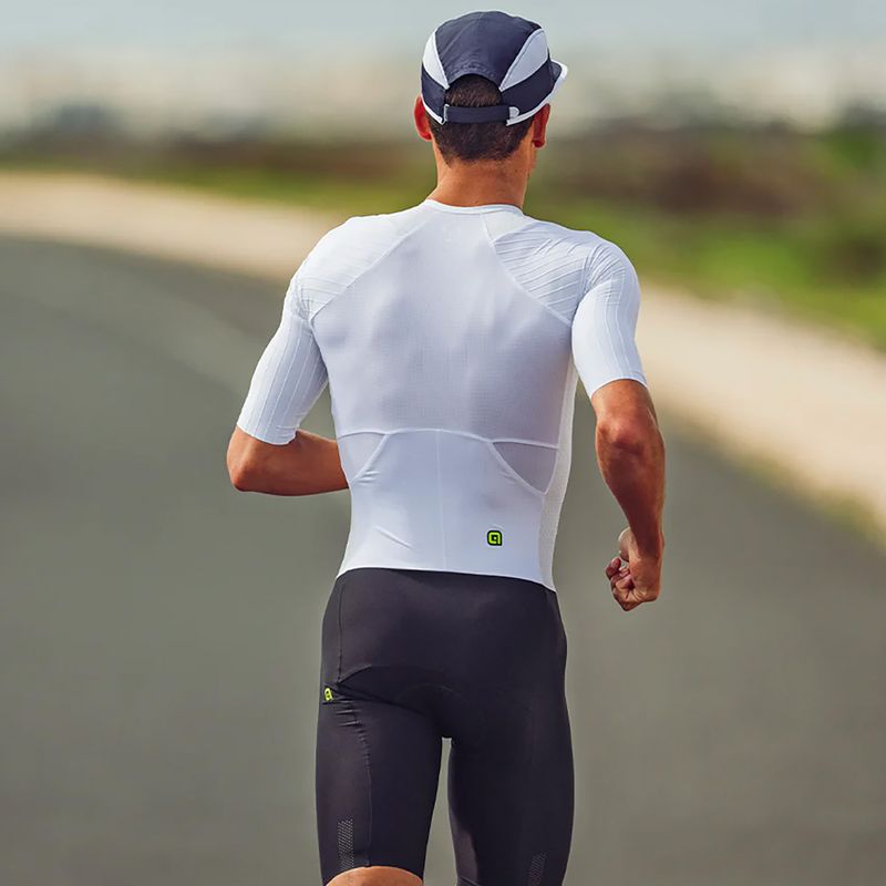 Férfi triatlon ruha Alé Eagle Tri white 8