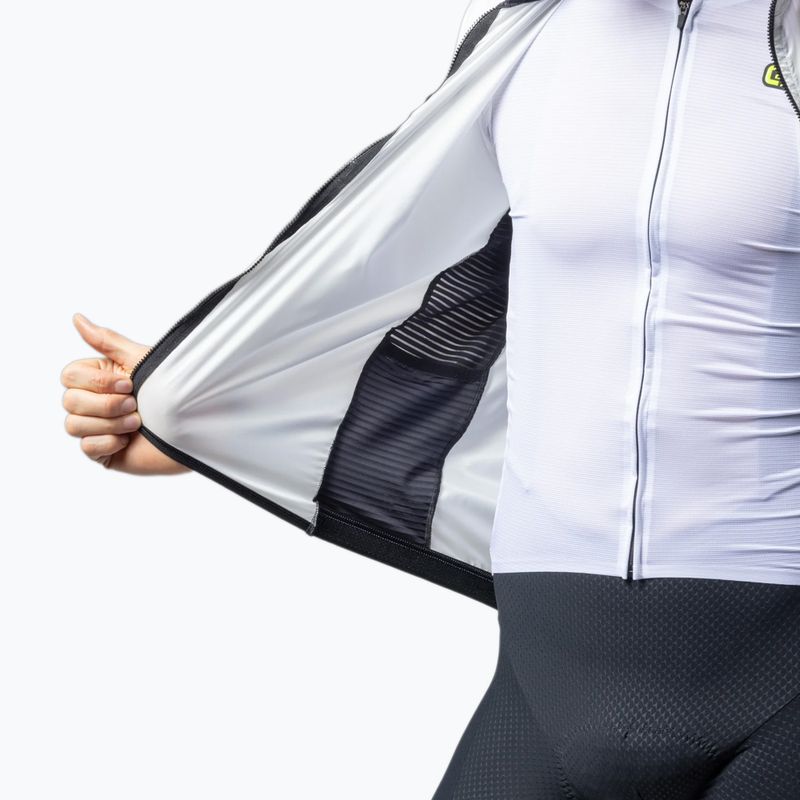 Férfi kerékpáros dzseki Alé Light Pack 2.0 white 6