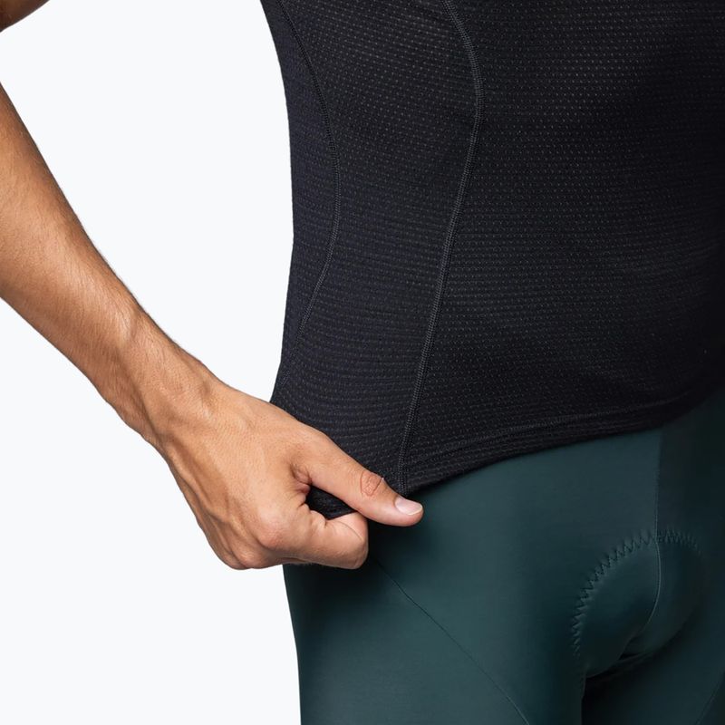 Férfi kerékpáros izzadságelvezető felső Alé Merino SS nero/black 6
