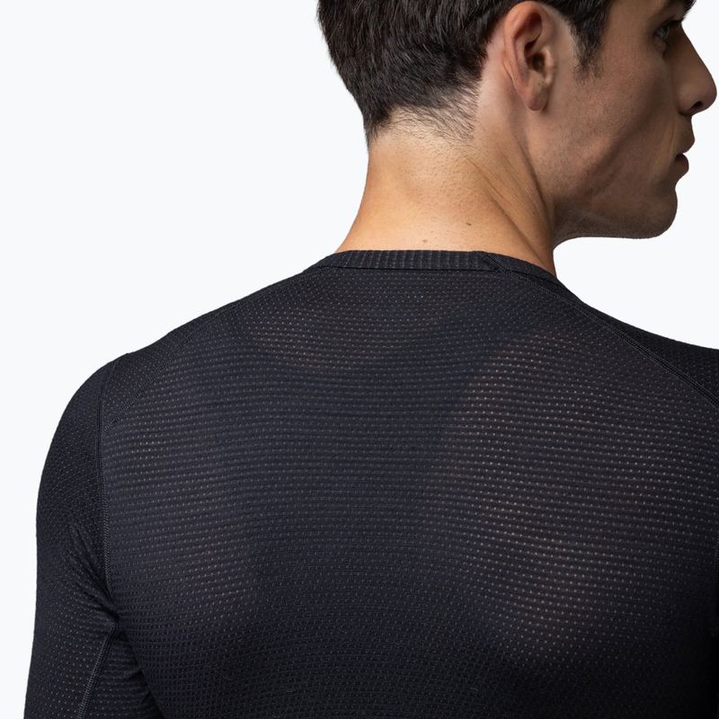 Férfi kerékpáros izzadságelvezető felső Alé Merino LS nero/black 5
