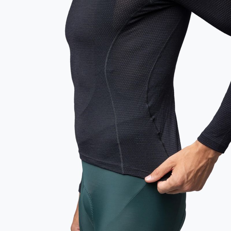 Férfi kerékpáros izzadságelvezető felső Alé Merino LS nero/black 6