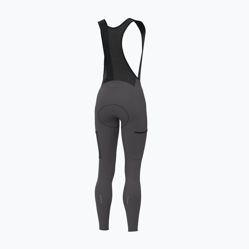 Női kerékpáros nadrág Alé Stones Cargo 2.0 Bibtights acciaio/steel 2