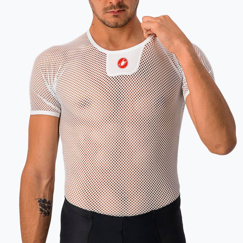 Férfi Castelli Core Mesh 3 kerékpáros pulóver fehér 3