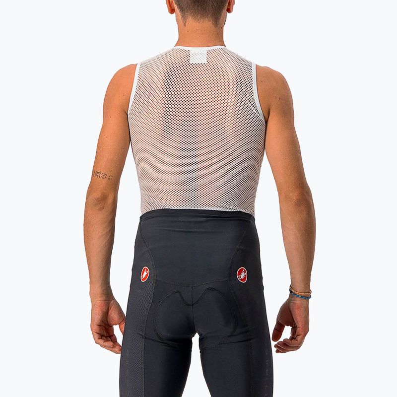 Férfi kerékpáros póló Castelli Core Mesh 3 Sleeveless white 2