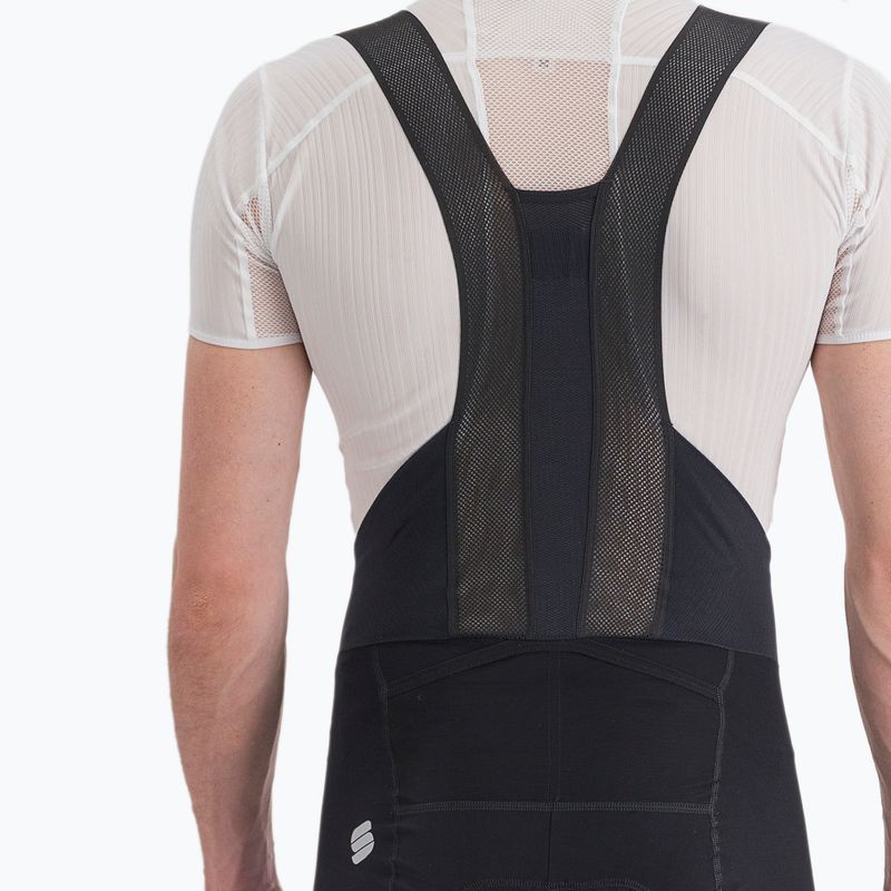 Sportful Supergiara Bibshort férfi kerékpáros rövidnadrág fekete 1102001.002 4