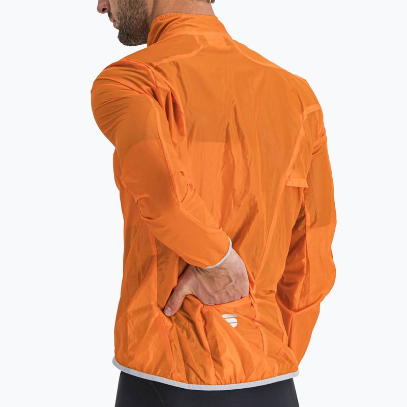 Férfi Sportful Hot Pack Easylight kerékpáros dzseki narancssárga 1102026.850 8