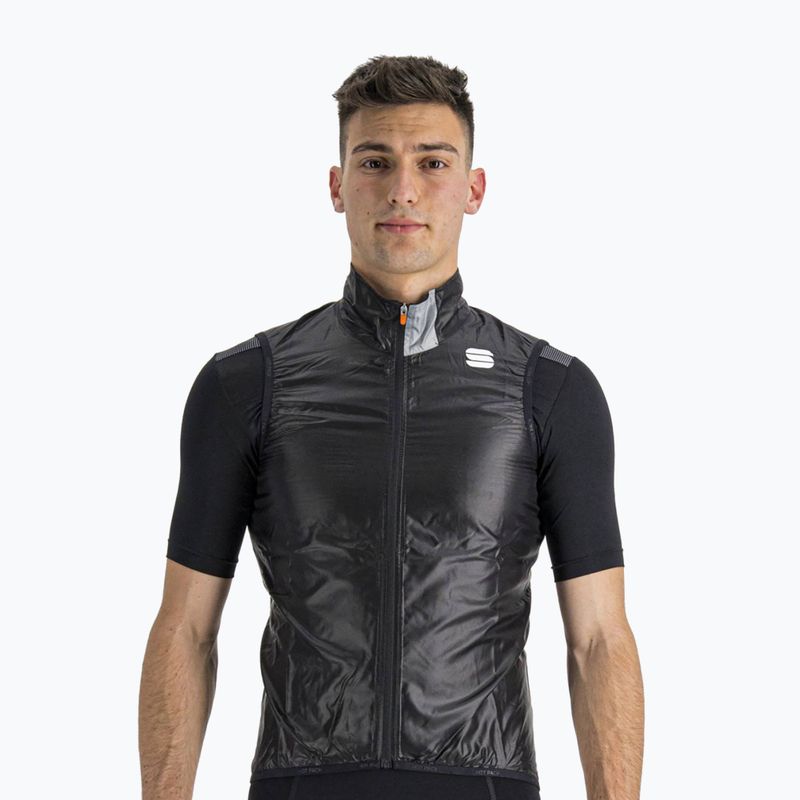 Férfi Sportful Hot Pack Easylight kerékpáros mellény fekete 1102027.002
