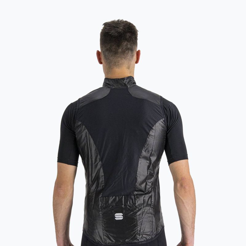 Férfi Sportful Hot Pack Easylight kerékpáros mellény fekete 1102027.002 2