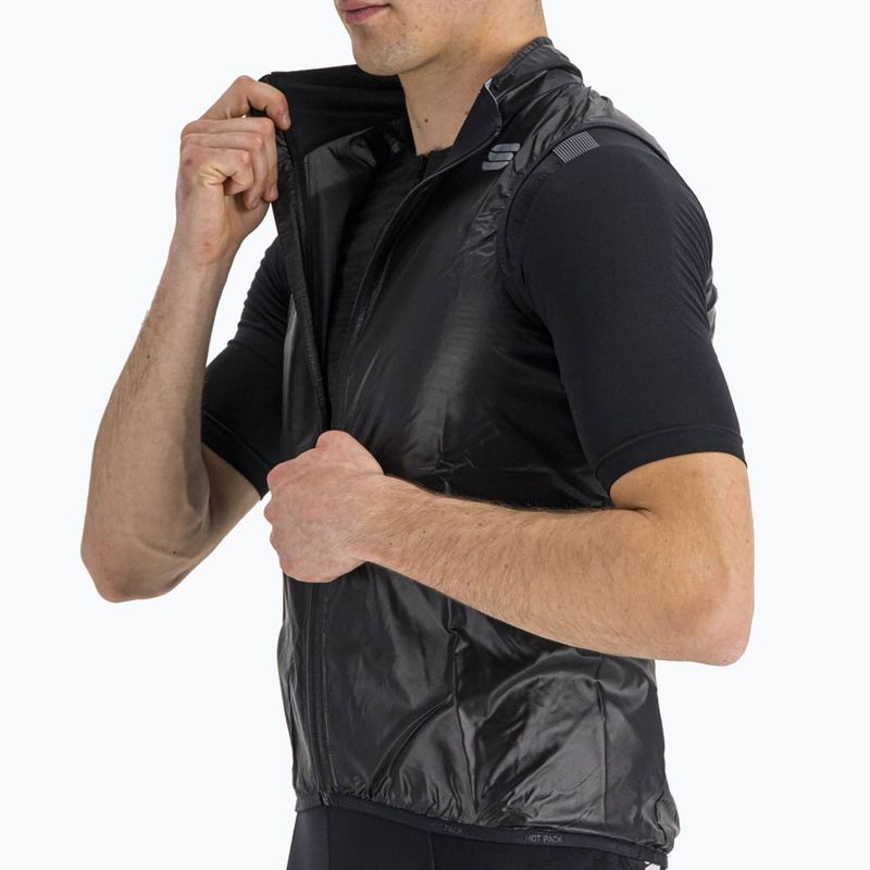 Férfi Sportful Hot Pack Easylight kerékpáros mellény fekete 1102027.002 5