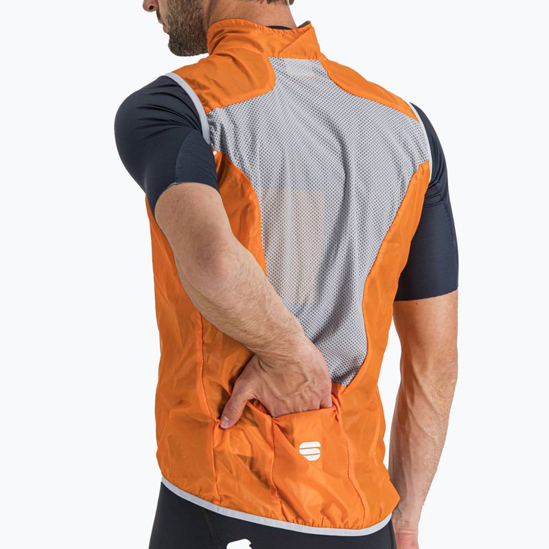 Férfi Sportful Hot Pack Easylight kerékpáros mellény narancssárga 1102027.850 4