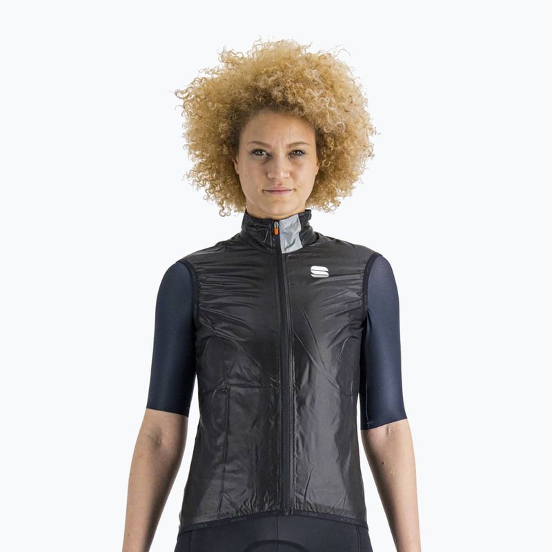 Női kerékpáros mellény Sportful Hot Pack Easylight fekete 1102029.002
