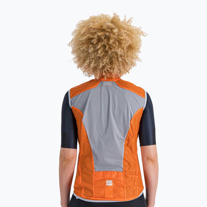 Női kerékpáros mellény Sportful Hot Pack Easylight narancs 1102029.850 2
