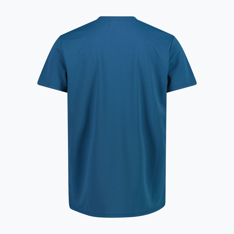 Férfi túrapóló CMP 39T7117 petroleum 2