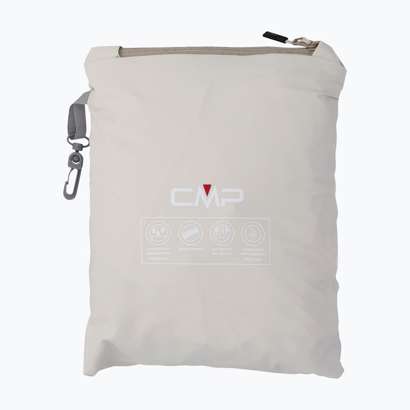 Női esőkabát CMP 39X6636 Fix Hood vanilla 4