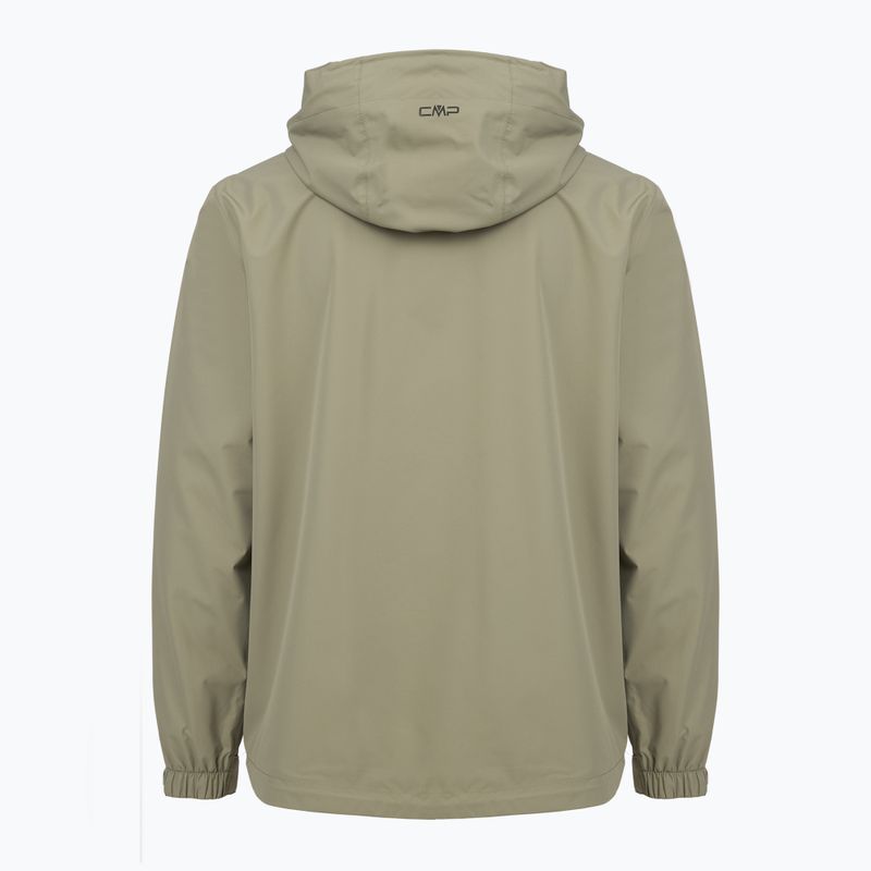 Férfi esőkabát CMP 39X7367 Snaps Hood sage 2