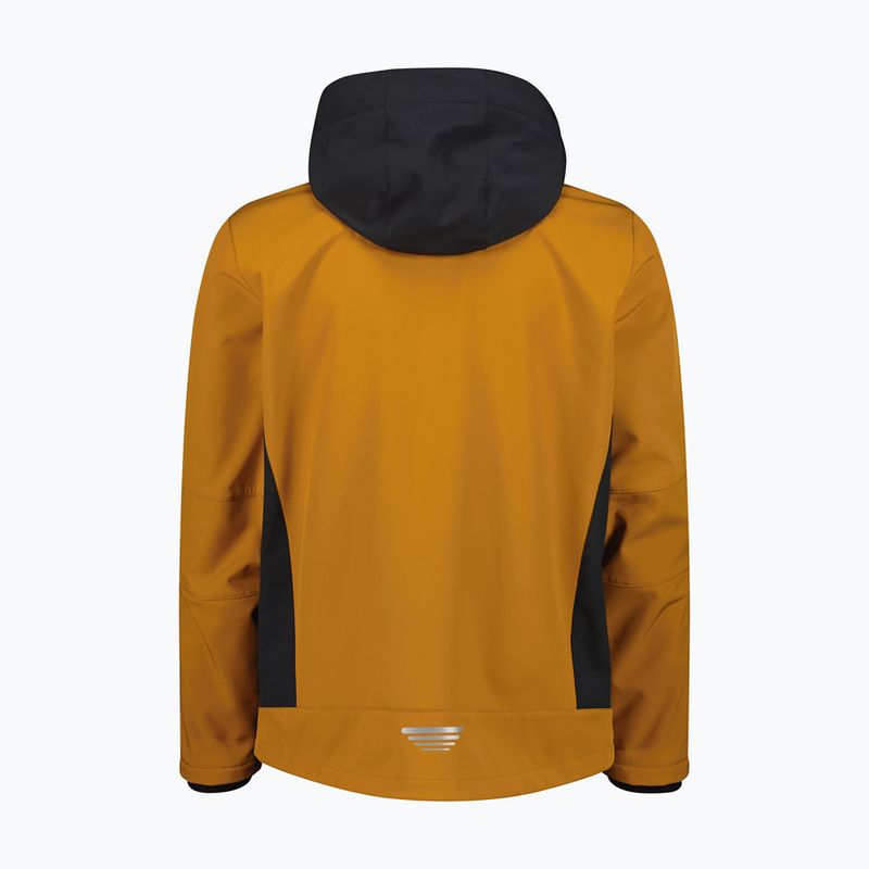 Férfi softshell dzseki CMP 3A01787N Zip Hood caramel/antracite 2