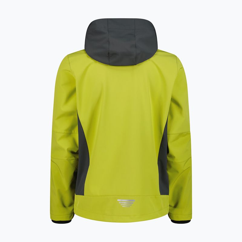 Férfi softshell dzseki CMP 3A01787N Zip Hood cardamom/black pine 2