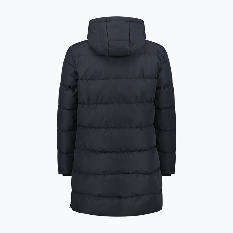 Férfi bélelt kabát CMP 36K2247 Fix Hood Parka antracite 2