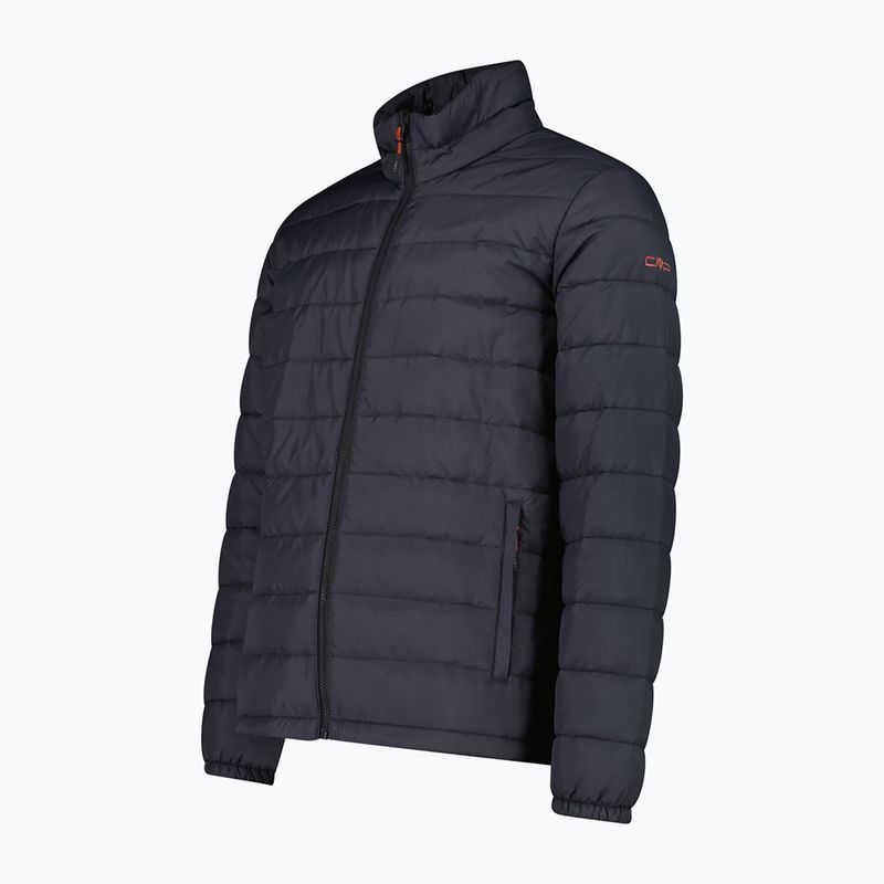 Férfi bélelt kabát CMP 36Z2257D Zip Hood Detachable Inn antracite 6