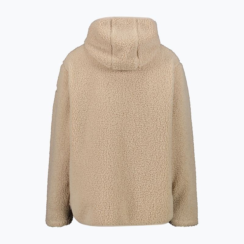 Női kabát CMP 36P2916 Long Teddy kaki 2