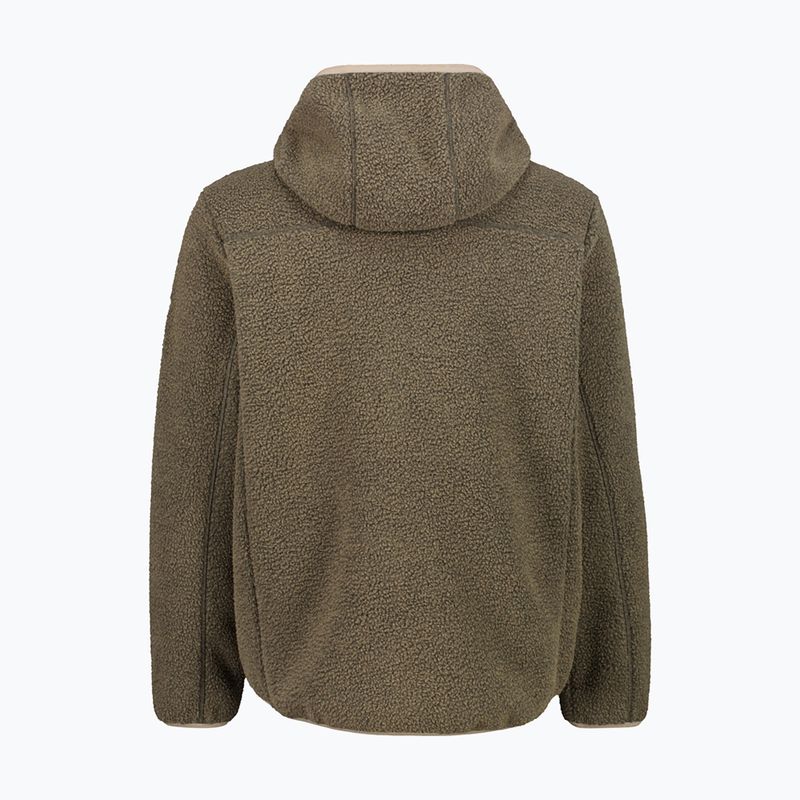 Férfi bélelt kabát CMP 36K2247 Fix Hood Parka teak mel 2