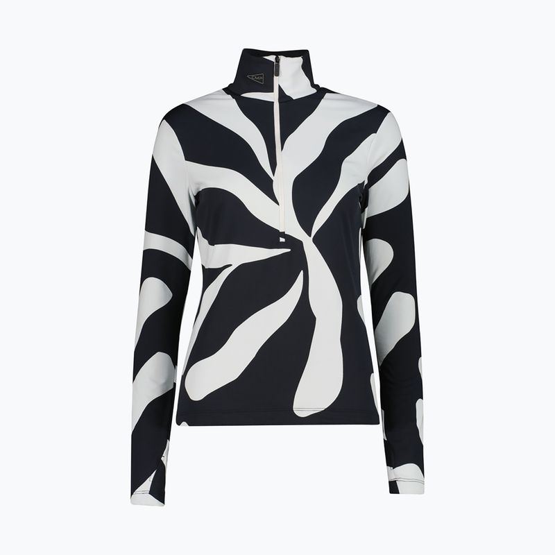 Női pulóver CMP 36L0306 nero/b.co gesso