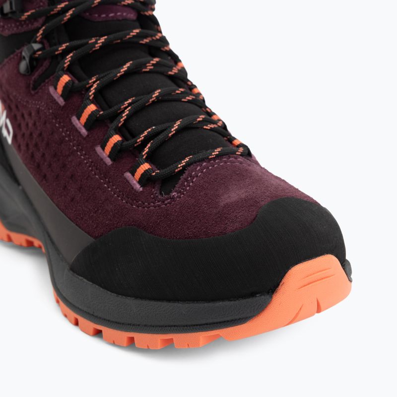 Női túracipők CMP Vertyx Mid Waterproof blackberry/marigold 7