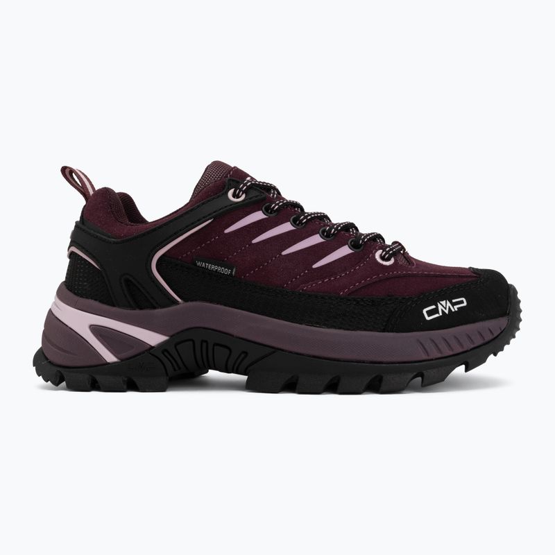 Női túracipők CMP Rigel 2.0 Low Waterproof plum/soft pink 2