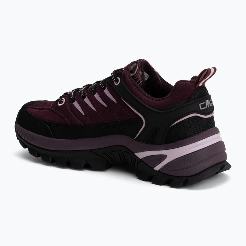 Női túracipők CMP Rigel 2.0 Low Waterproof plum/soft pink 3