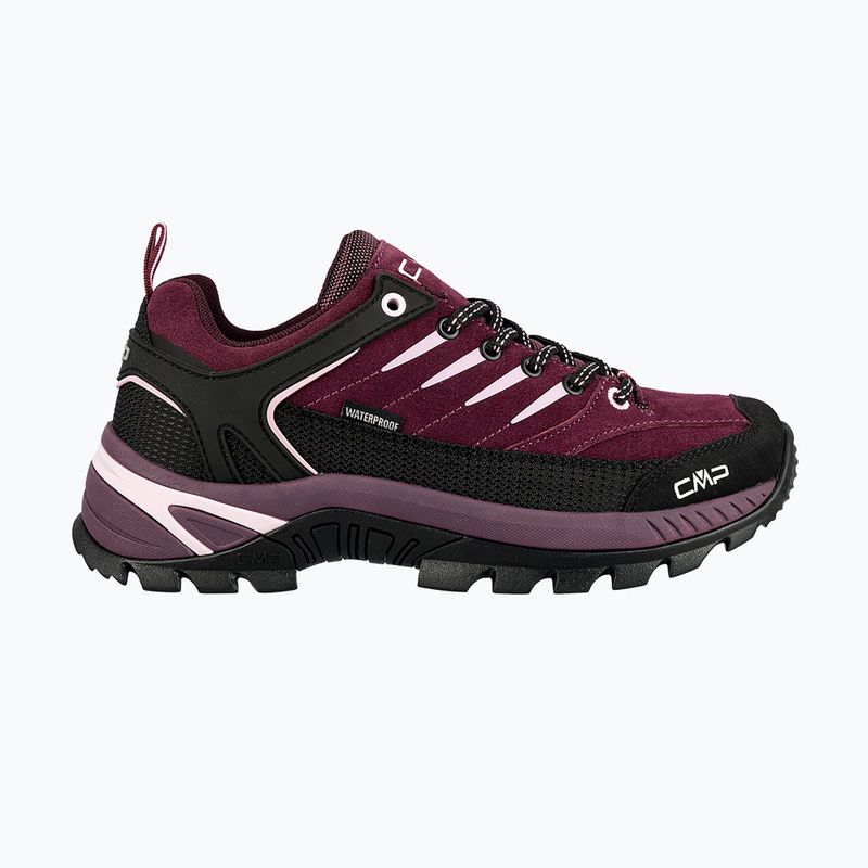 Női túracipők CMP Rigel 2.0 Low Waterproof plum/soft pink 2
