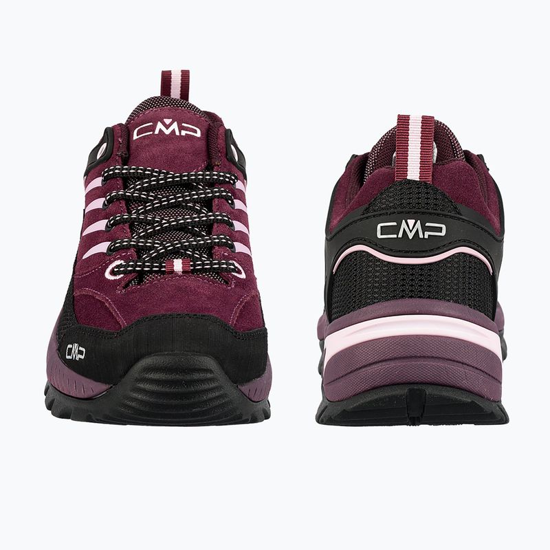 Női túracipők CMP Rigel 2.0 Low Waterproof plum/soft pink 4