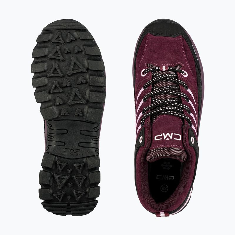 Női túracipők CMP Rigel 2.0 Low Waterproof plum/soft pink 5