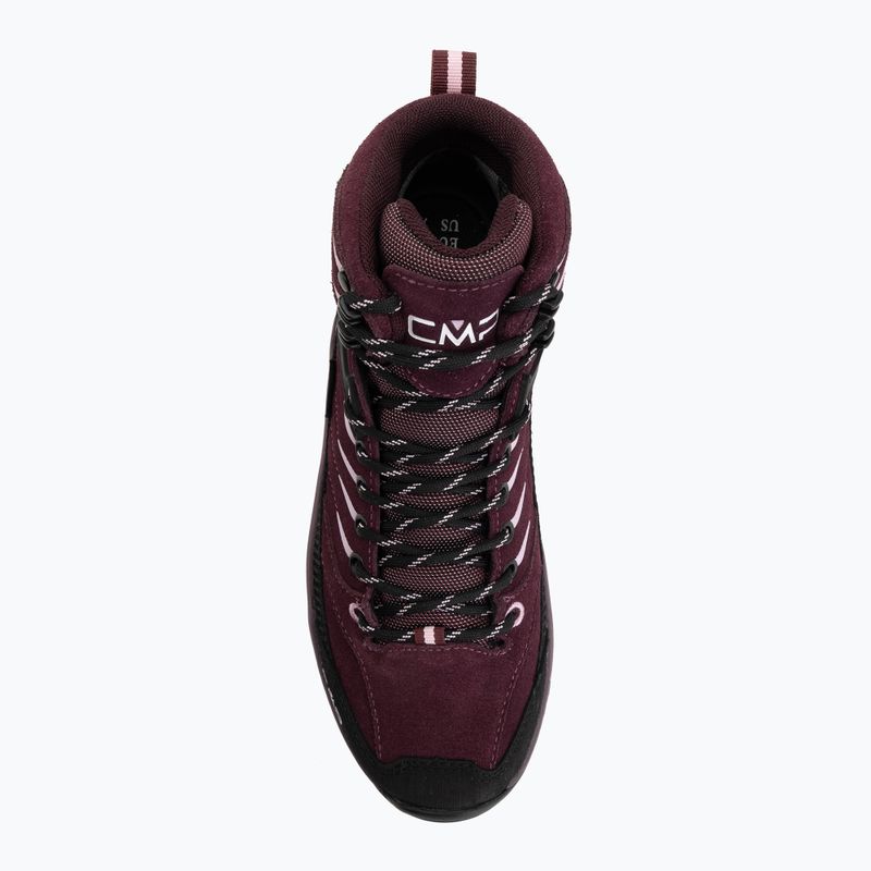 Női túracipők CMP Rigel 2.0 Mid Waterproof plum/soft pink 5