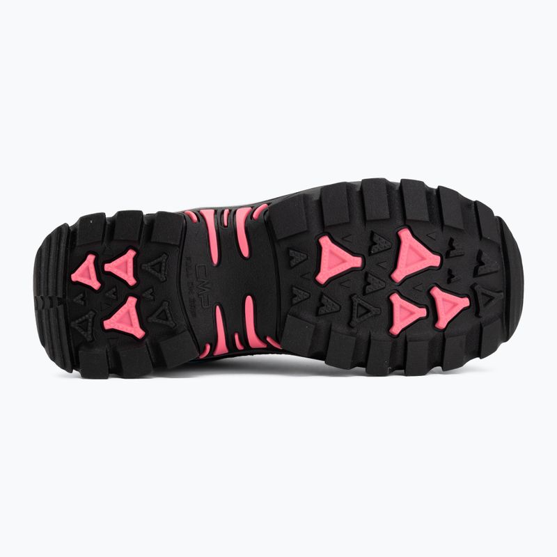 Gyermek túracipők CMP Rigel 2.0 Low Waterproof grey/acquarius/pink fluo 4
